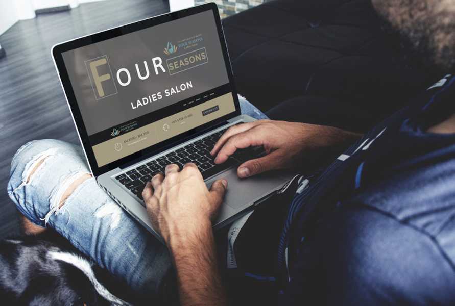 تصميم موقع FOUR SEASONS LADIES SALON 7